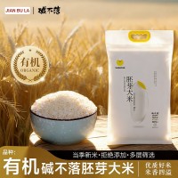 現(xiàn)貨批發(fā)東北大米堿不落有機(jī)胚芽米真空包裝軟糯營(yíng)養(yǎng)米5kg胚芽米