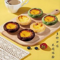 蛋撻皮烘焙帶錫紙多味皮液半成品商用批發冷凍皮烘培蛋糕帶錫底