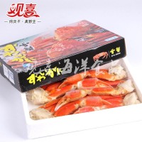 阿拉斯加鱈蟹禮盒 熟凍雪蟹腳 雪蟹棒雪蟹肩海鮮禮盒批發