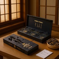 福鼎白茶正宗老境界茶葉緊壓小方片禮盒裝送長輩一條180克小茶餅