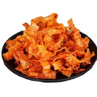 湖南特產(chǎn)手撕豆皮辣片兒時(shí)懷舊麻辣擺攤辣味零食小吃豆干網(wǎng)紅辣條